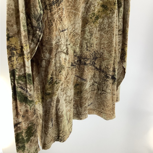 Hunting Zone Men Camo Print Long Sleeve Crew Neck Performance T-Shirts  2XL - Picture 3 of 9